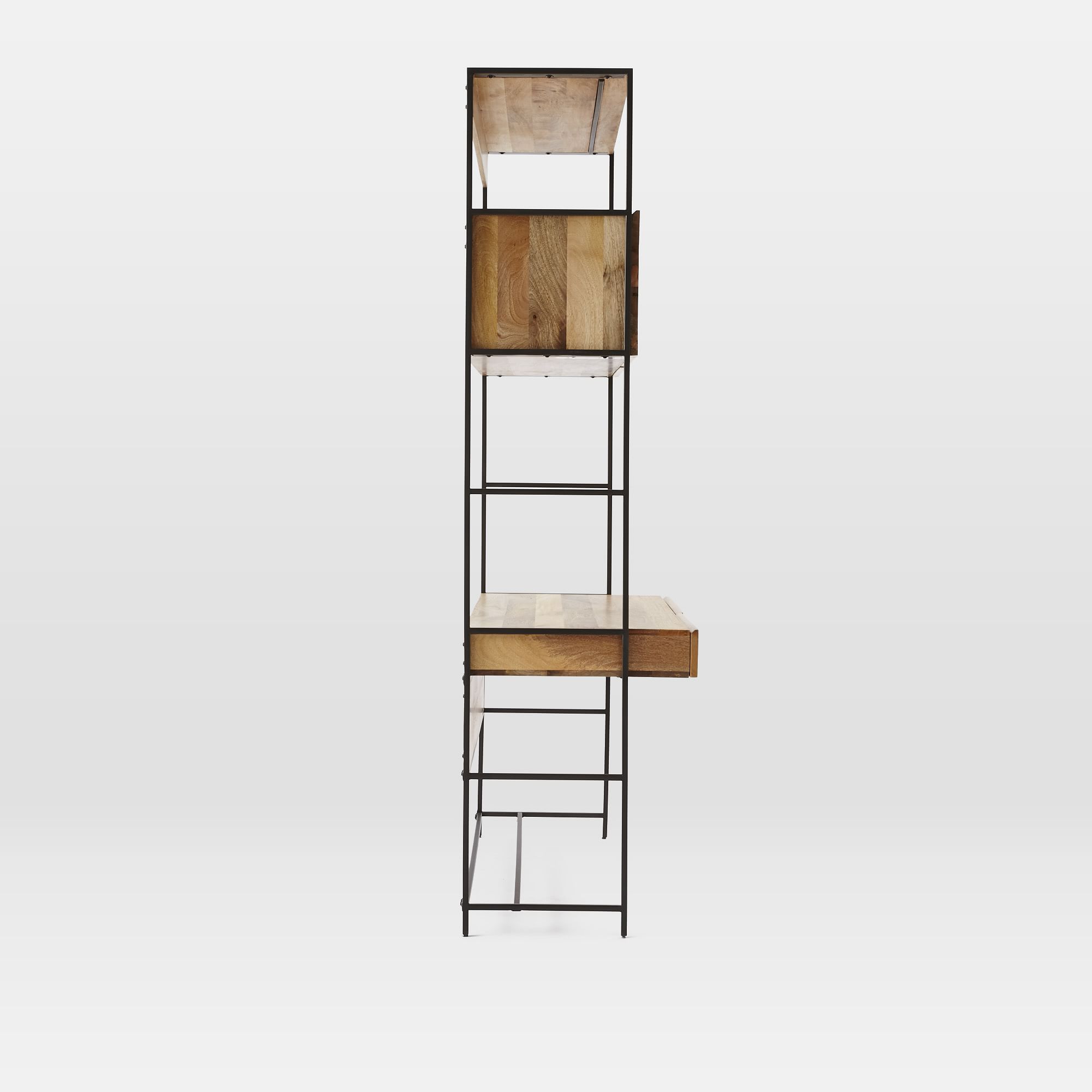 Industrial modular outlet desk west elm